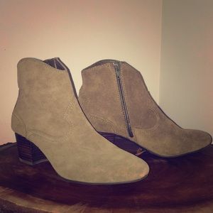Antonio Melani Brown Suede Ankle Boots